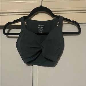 Enchanted Teal Twisted Curve Sports Bra